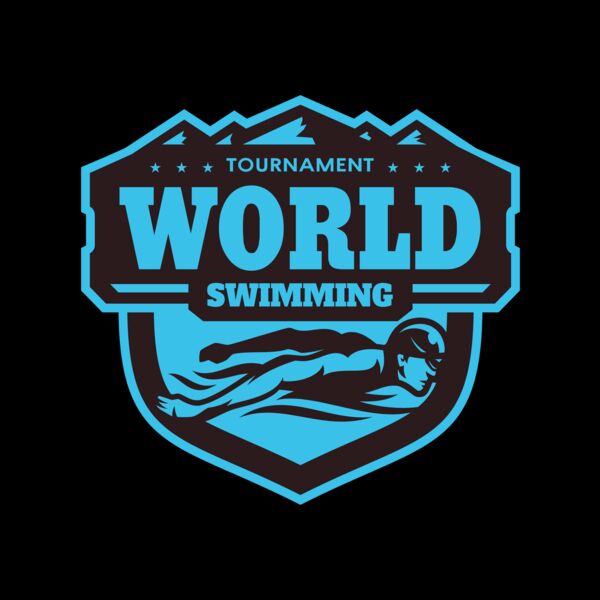 World Tournament Swimming logo template Thumbnail